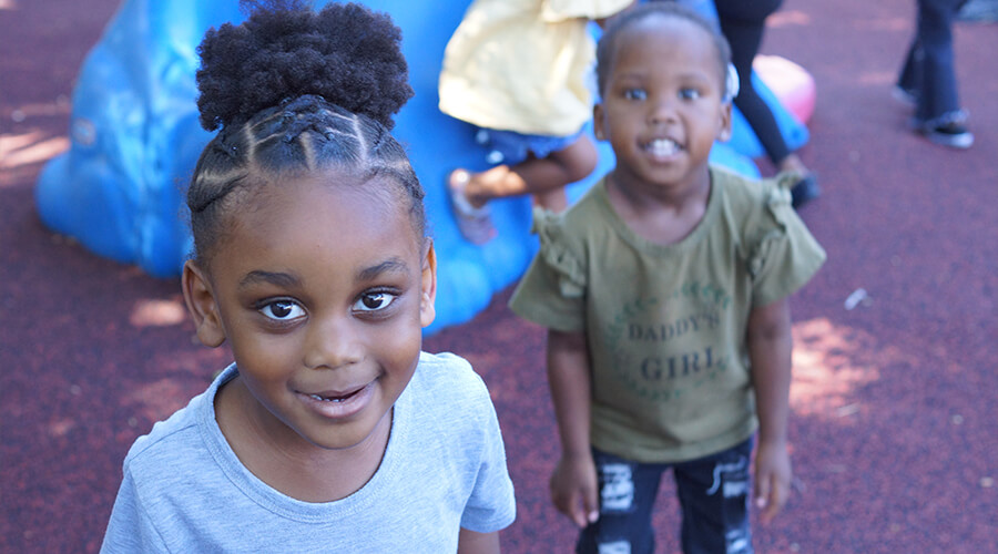 Kids Playing in the summer
