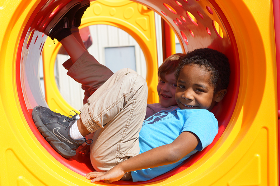 Kids Playing Outside